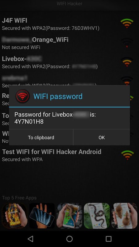 Screenshot 2 Hackertools Wifi Hacker Professional